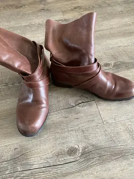 bottine cuir marron p41