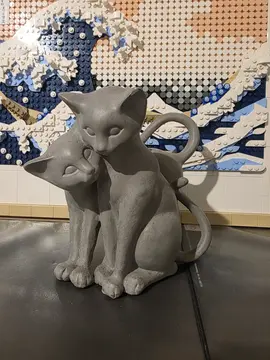 statuette chat