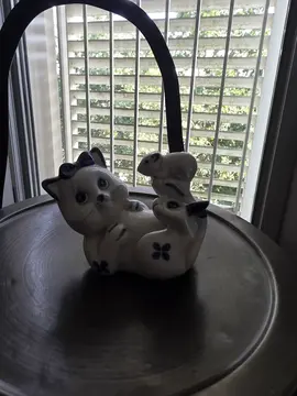 tirelire chat en porcelaine