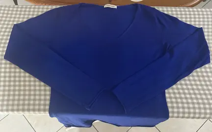 pull léger bleu taille S