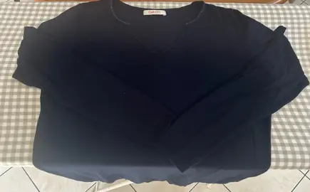 pull bleu foncé Camaïeu taille M