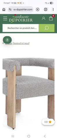 fauteuil tissus