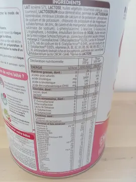 Lait bebe (6 mois à 1 an) poudre Guigoz non ouvert