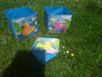 Boites de rangements pour chambre d'enfants