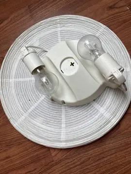 Luminaire Boule Ikea blanc