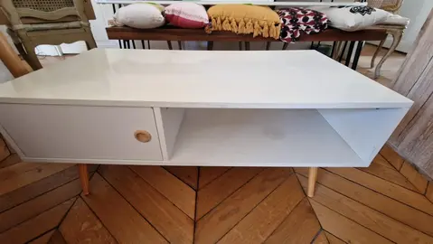 Table basse blanches