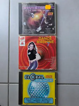 3 cds Synthétiseur, Dance Machine, Global Dance