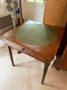 Table de bridge avec 2 tiroirs