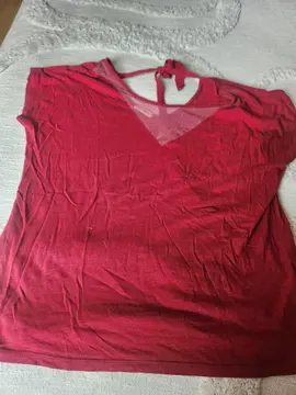 haut cache cache femme rouge 40 42