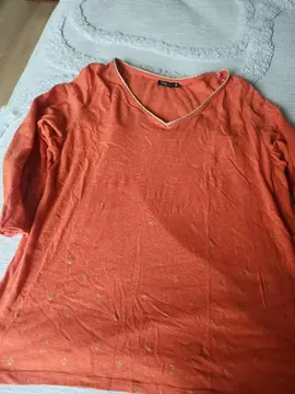pull fin 40 femme orange