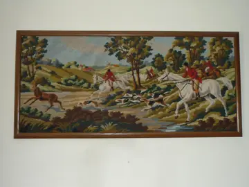 Canevas Chasse à courre