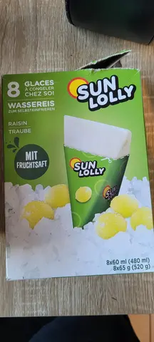 glace à l'eau