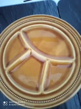 Assiettes pour fondue ou assortiment de legumes ect....