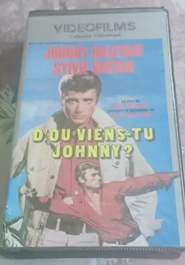 VHS Johnny Hallyday "d'où viens-tu Johnny"