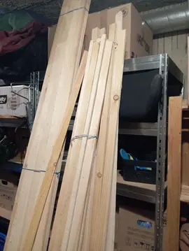tasseaux de bois