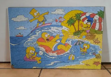 Puzzle les Simpson 500 pièces (coin manquant)