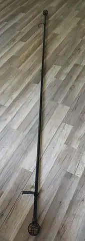 Tringle rideau 2,50 m en fer