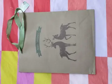 Sac cartonné Noël