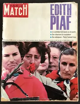 Paris Match 1963 Edith Piaf