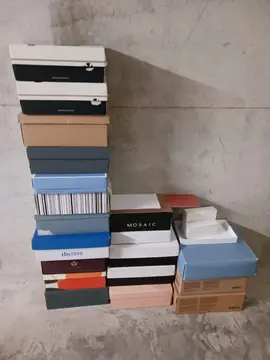 BOITES A CHAUSSURES POUR TRAVAUX CREATIFS