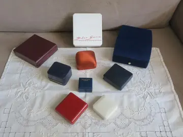 Lot de 9 PETITES BOÎTES pour rangement bijoux
