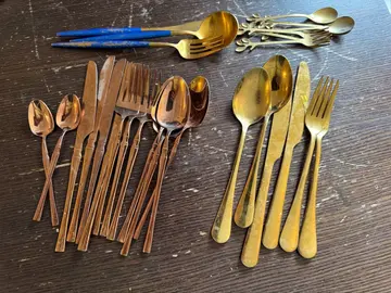 Lot de couverts "bling bling"