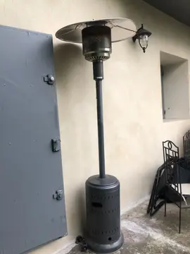 parasol chauffant au gaz