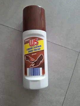 Cirage liquide pour chaussures en cuir marron