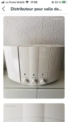Distributeur de produits de toilette