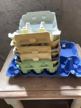 gros lot de boîtes à œufs