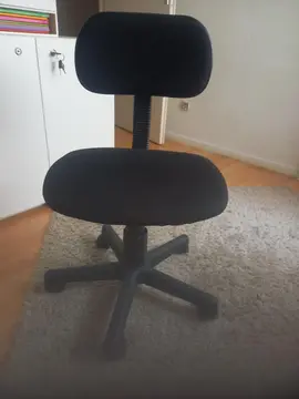 chaise bureau noire
