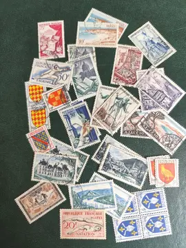gros lot timbres anciens France