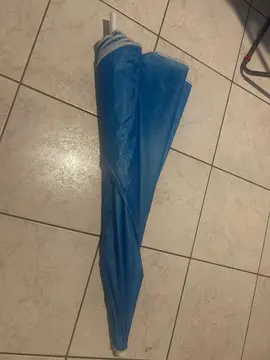 Parasol plage bleu