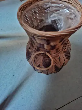 vase en osier