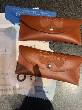 deux étuis à lunettes + chiffons