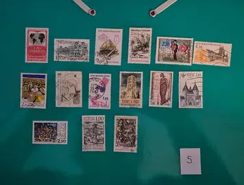 Timbres - France oblitéré (lot5)