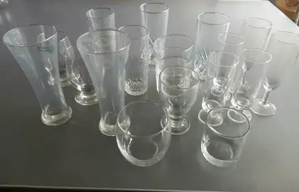 lot de verres depareillés