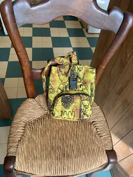 petit sac à dos enfant tissu africain