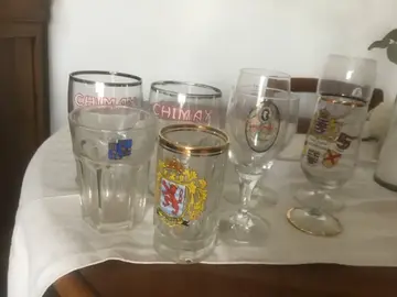 lot de 8 verres à biere
