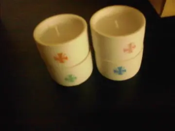 4 BOUGIES DE TABLE
