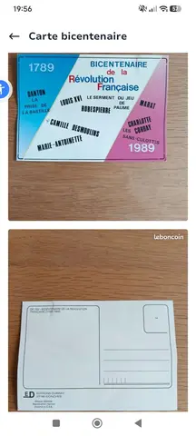 carte bicentenaire