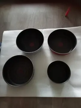 Lot de 4 casseroles marque INGÉNIO (sans poignée amovible)