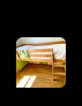 donne lit enfant en hetre 90x200