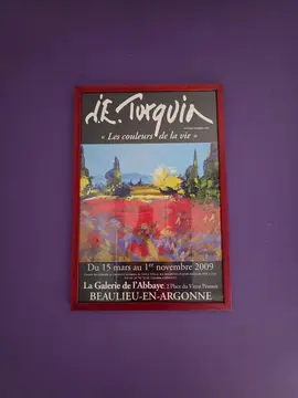 affiche encadrée