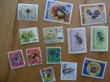Timbres Insectes Petites bêtes LOT 1