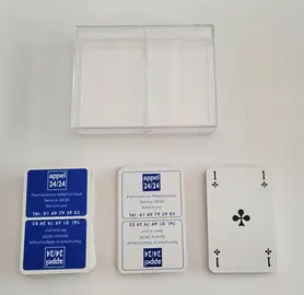 cartes à jouer : 54