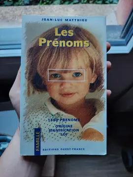 Livre sur les prénoms
