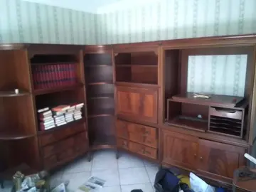 Living meuble bar tele bibliotheque d angle