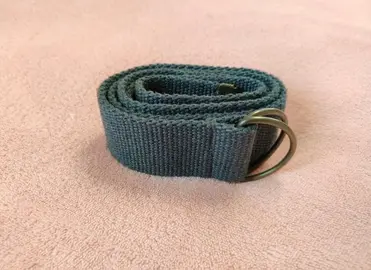 RÉSERVÉE Ceinture réglable tissu gris anthracithe