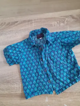 petite chemise manches courtes 2 ans